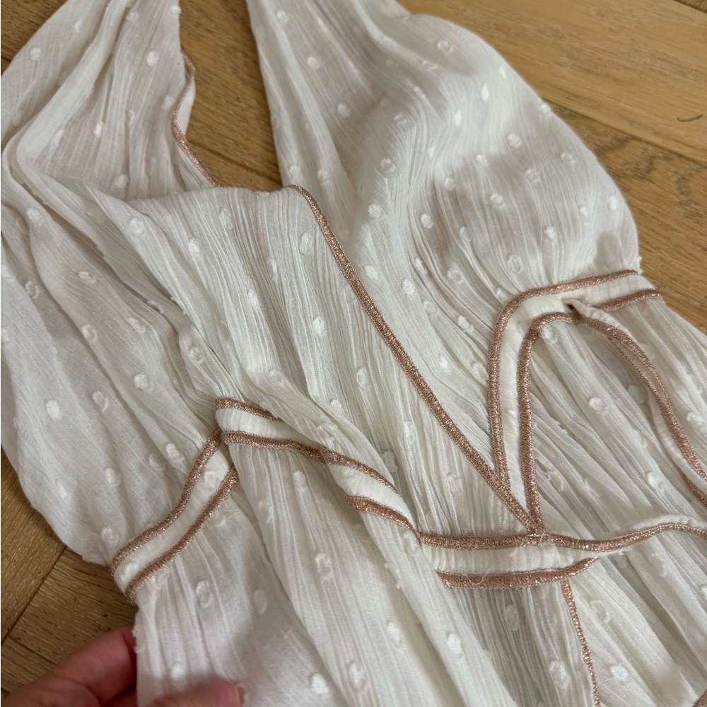 CHIO White Halter Maxi Dress $475 - Picture 5 of 8